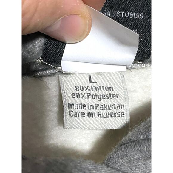 Universal Studios ET Extra Terrestrial Sweatshirt Hoodie Mens L Retro Active NWT - Picture 9 of 10